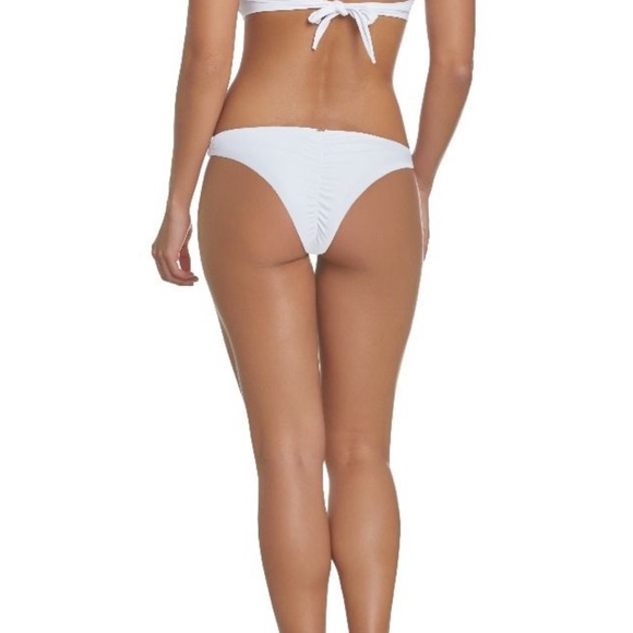 PilyQ Water Lily braided white bikini bottoms - Picture 5 of 8